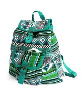 Mochila artesanal de tejido jacquard