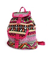 Mochila artesanal de tejido jacquard