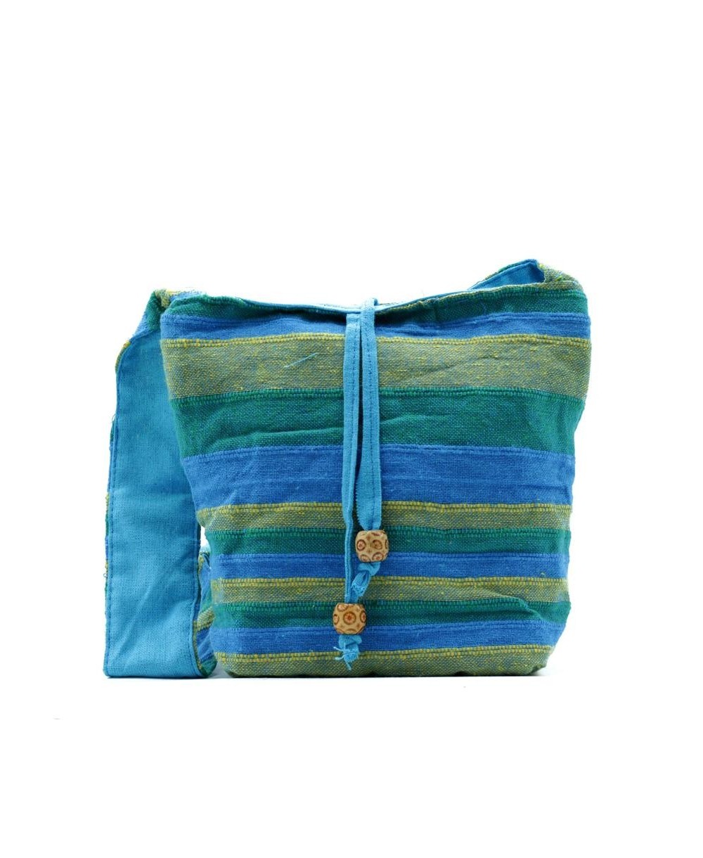 Bandolera Nepalí con rayas decorativas