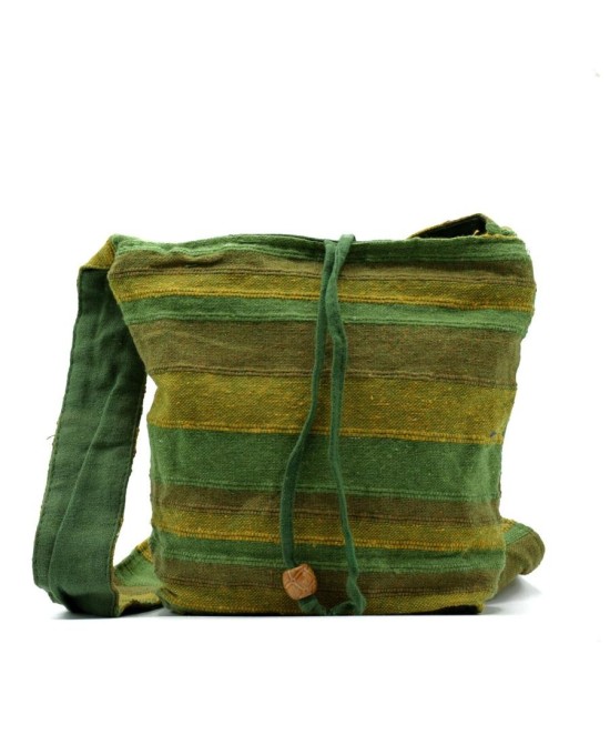Bandolera Nepalí con rayas decorativas