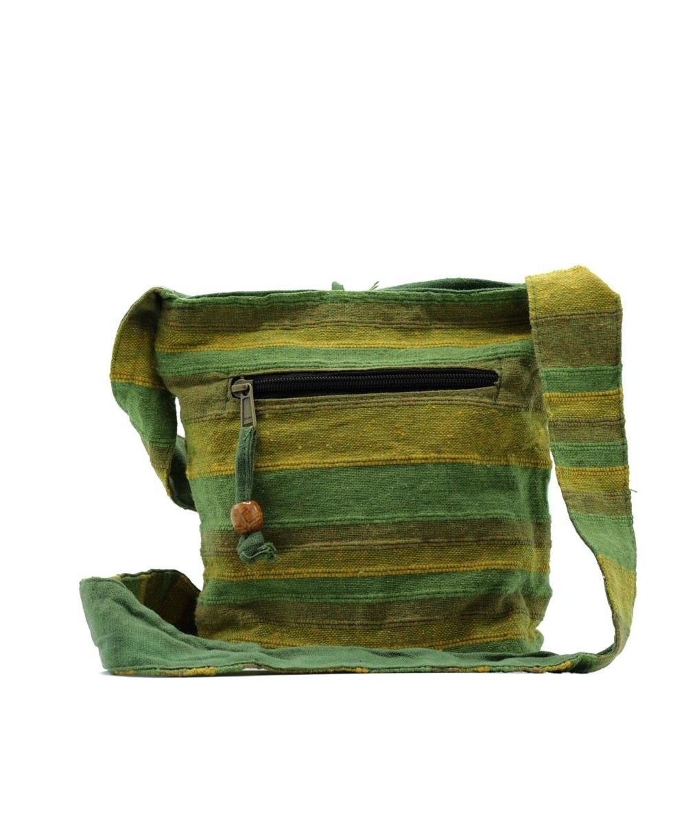 Bandolera Nepalí con rayas decorativas