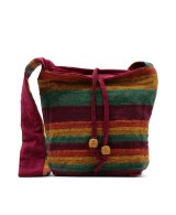 Bandolera Nepalí con rayas decorativas