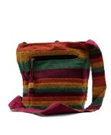 Bandolera Nepalí con rayas decorativas
