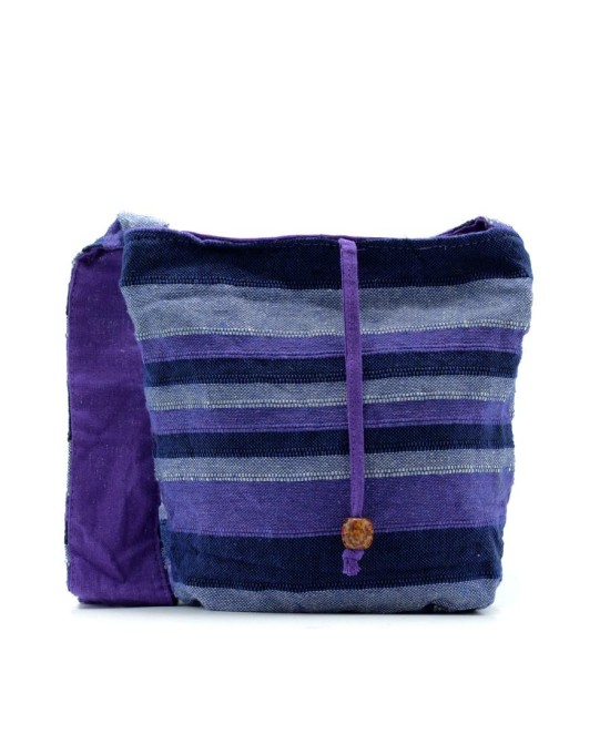 Bandolera Nepalí con rayas decorativas