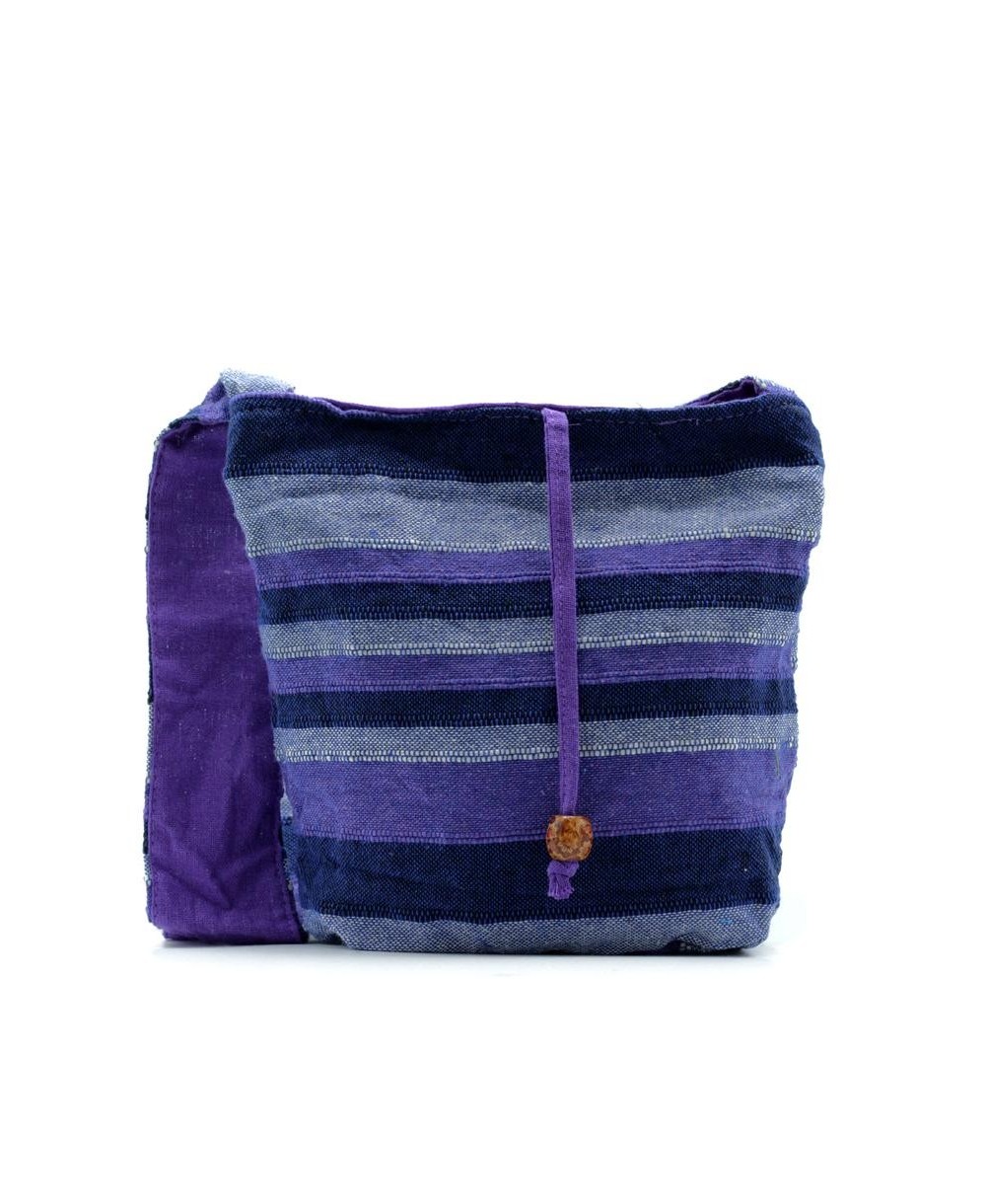 Bandolera Nepalí con rayas decorativas