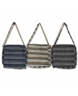 Bandolera para portátil de algodón disponible en cinco colores diferentes.