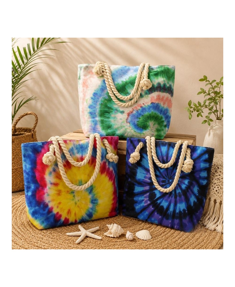 Bolsas tie dye ecológica de gran capacidad para verano y ocio.