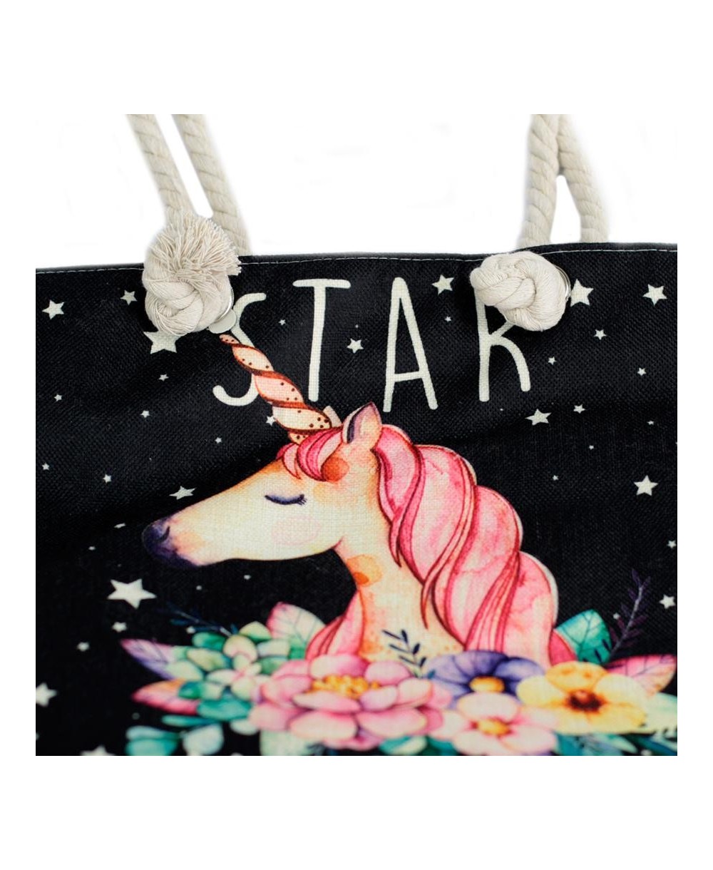 bolso estampado para playa y compras