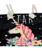 bolso estampado para playa y compras