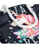 bolso estampado para playa y compras