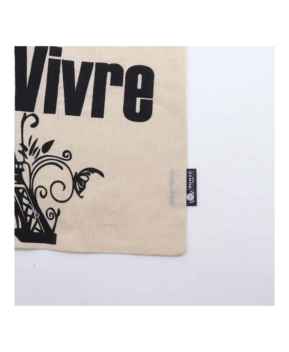 Bolsa tote de algodón con frases icónicas