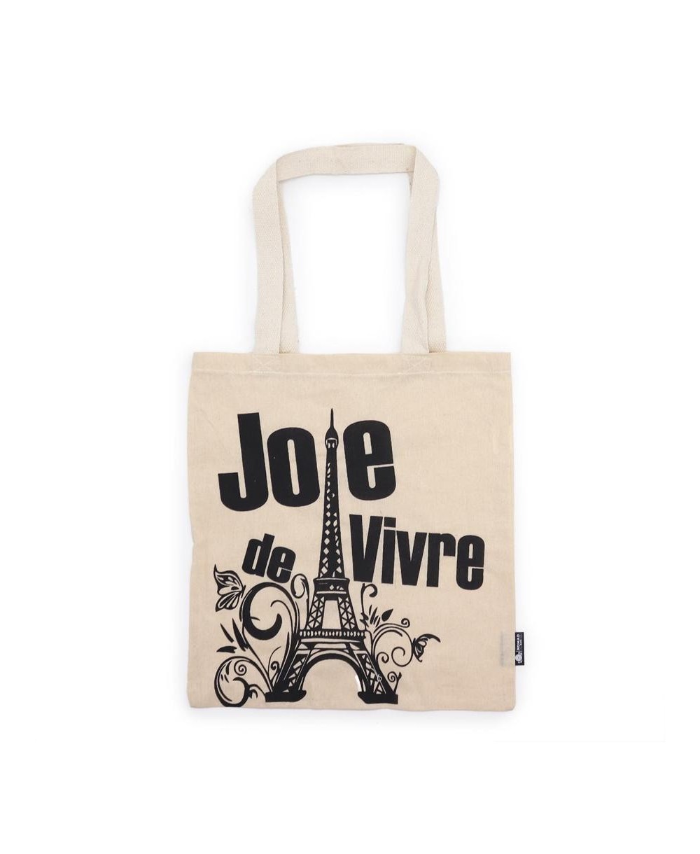 Bolsa tote de algodón con frases icónicas