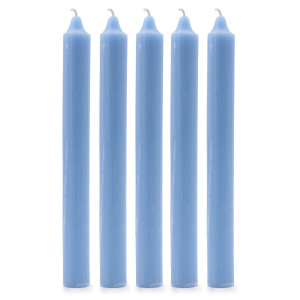 Pack de 10 velas para rituales o decoración y candelabros.