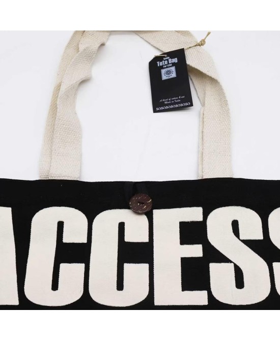Shopper bag de algodón con frases originales
