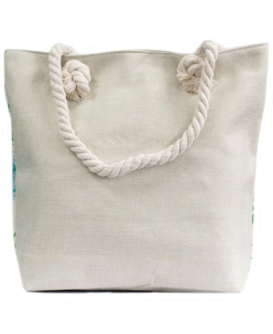 bolso estampado para playa y compras
