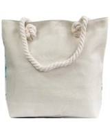 bolso estampado para playa y compras