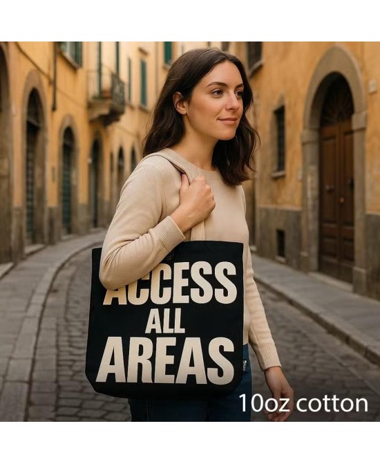 Shopper bag de algodón con frases originales