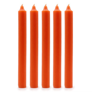 Pack de 10 velas para rituales o decoración y candelabros.