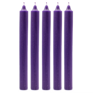 Pack de 10 velas para rituales o decoración y candelabros.