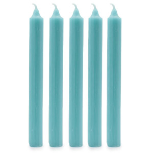 Pack de 10 velas para rituales o decoración y candelabros.