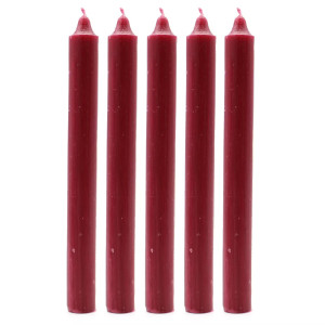 Pack de 10 velas para rituales o decoración y candelabros.