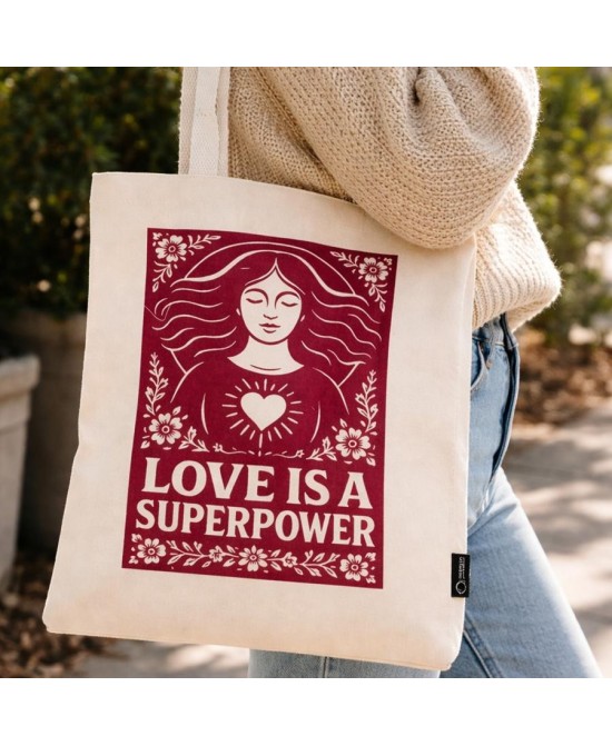 Bolsa de hombro con frases inspiradoras