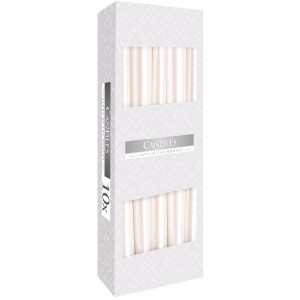 Velas cónicas lisas para ritual y decoración