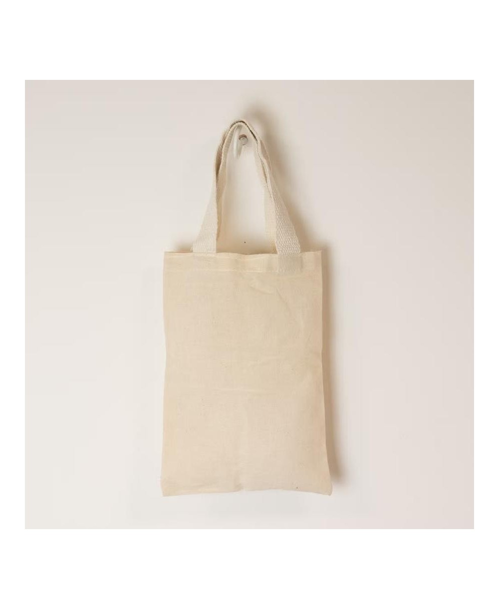 Bolsa tote básica de algodón natural