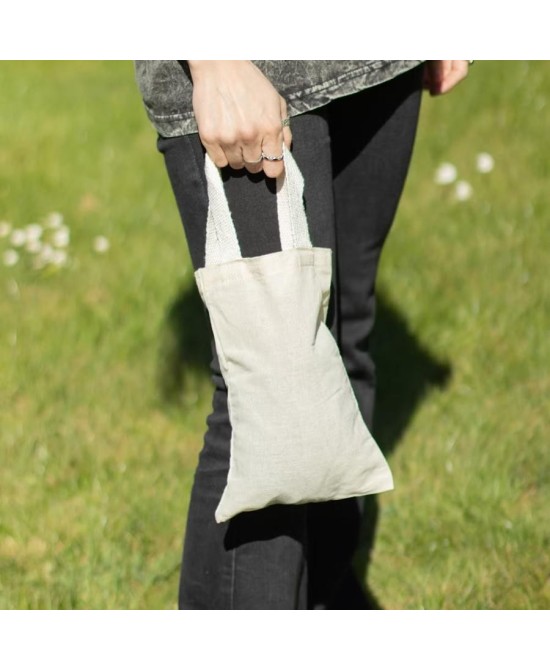 Bolsa tote básica de algodón natural