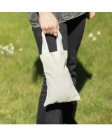 Bolsa tote básica de algodón natural