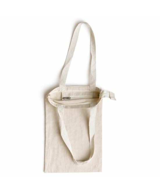 Bolsa tote básica de algodón natural