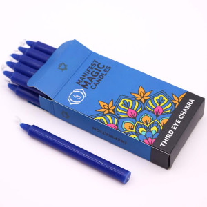 Velas para ritual de intención en varios colores