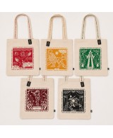 Colección de bolsas Hop Hare disponibles en cinco diseños inspiradores diferentes.