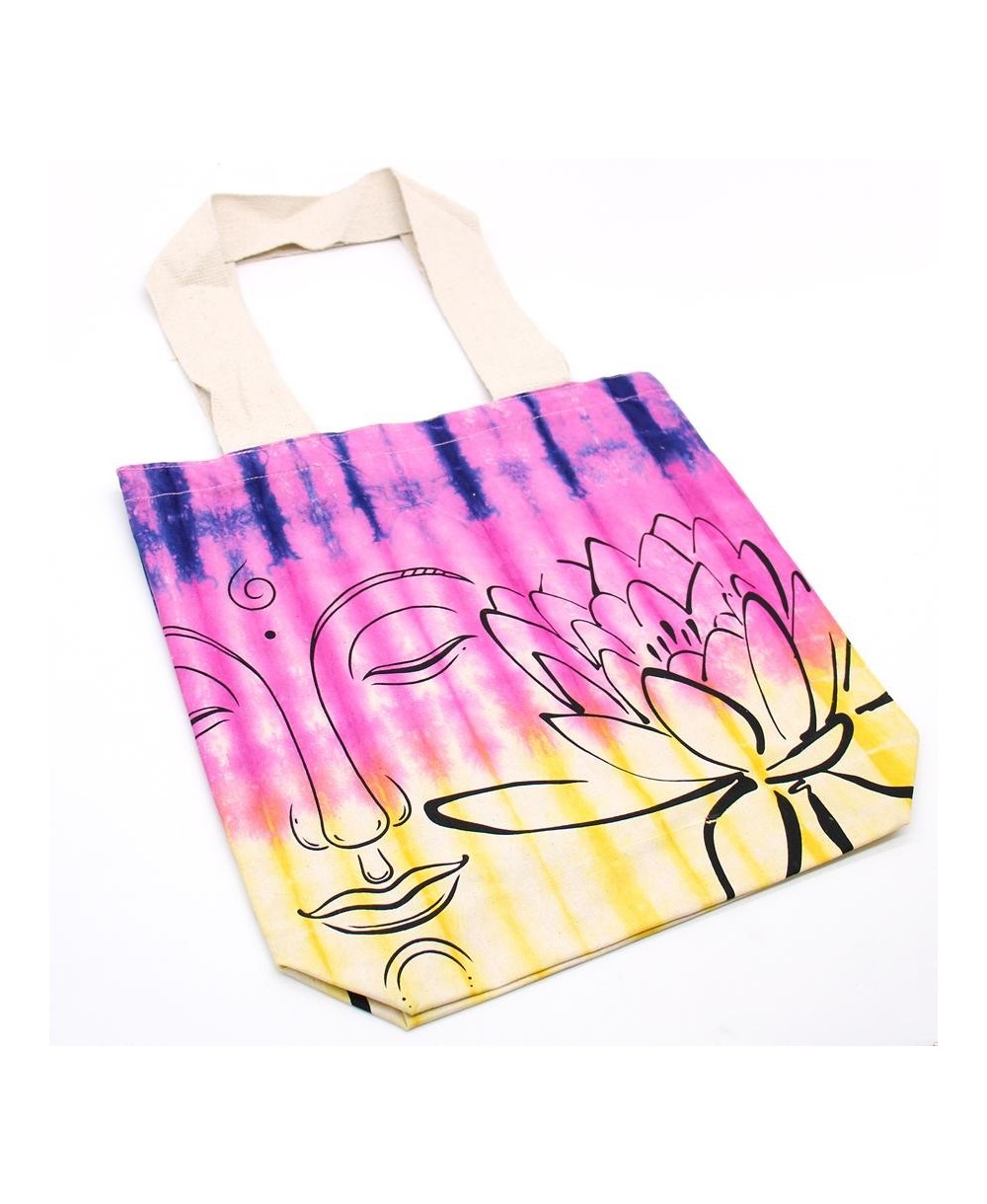 Bolsa de algodón teñida artesanalmente