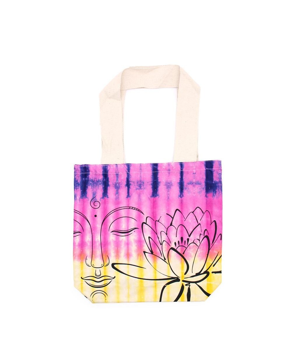 Bolsa de algodón teñida artesanalmente