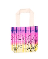 Bolsa de algodón teñida artesanalmente