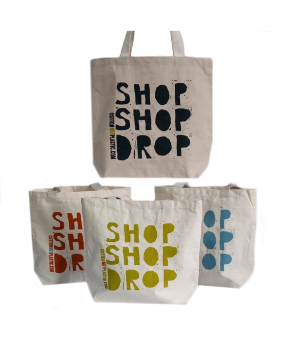 Bolsa ecológica de algodón disponible en 2 diseños