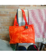 Bolso Eco de Mano con Efecto Lavado