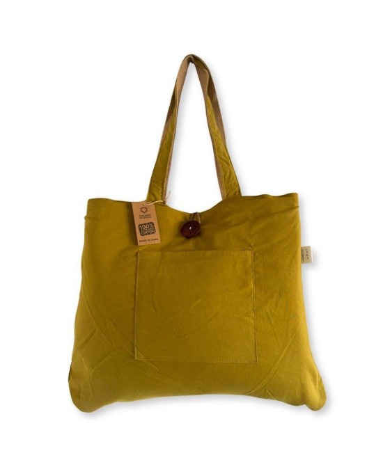 Bolsa Reversible Grande de Yute y Algodón Ecológica