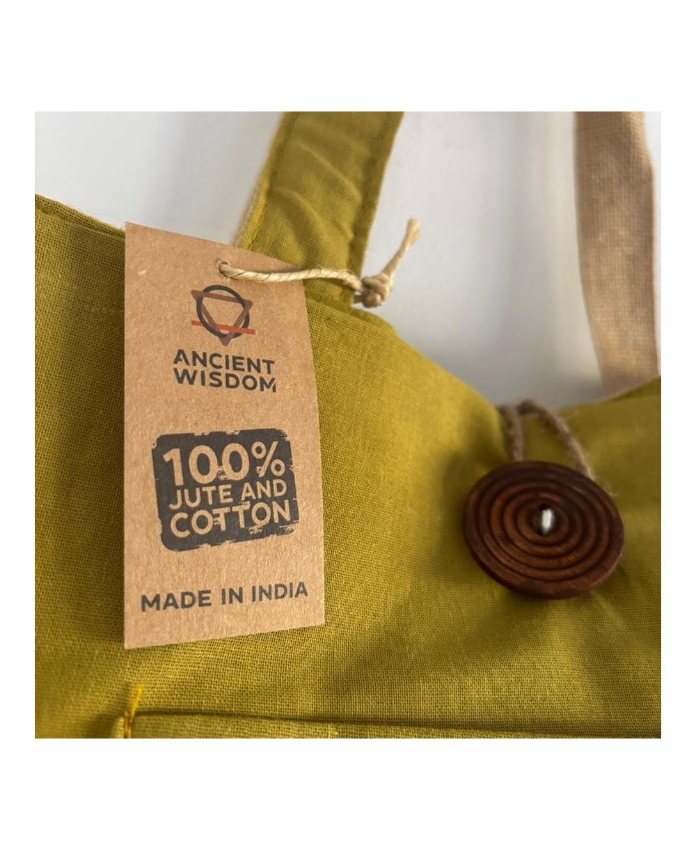 Bolsa Reversible Grande de Yute y Algodón Ecológica