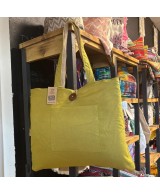 Bolsa Reversible Grande de Yute y Algodón Ecológica