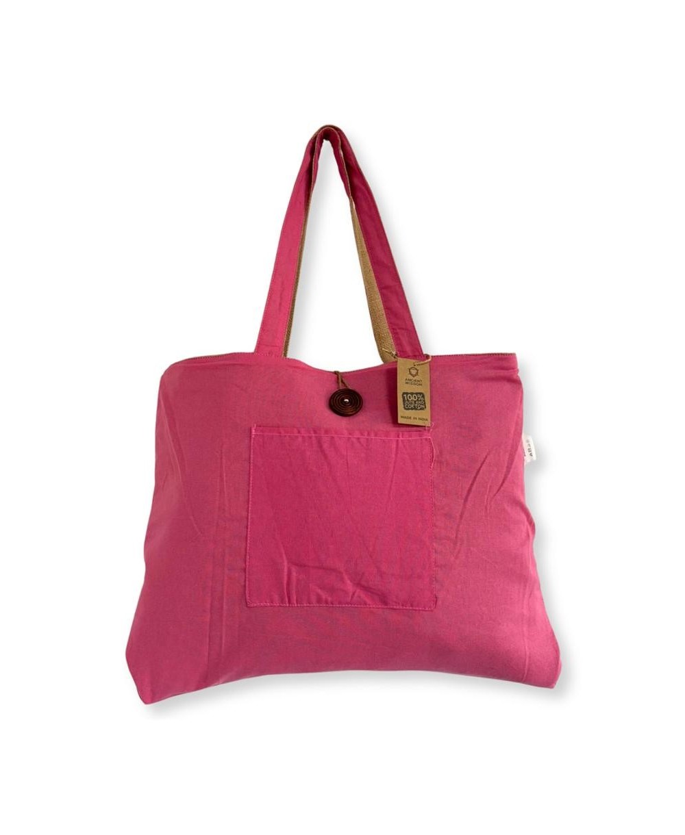 Bolsa Reversible Grande de Yute y Algodón Ecológica