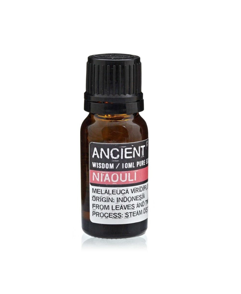 Aceite esencial de Niaouli puro de 10 ml para aromaterapia y bienestar.