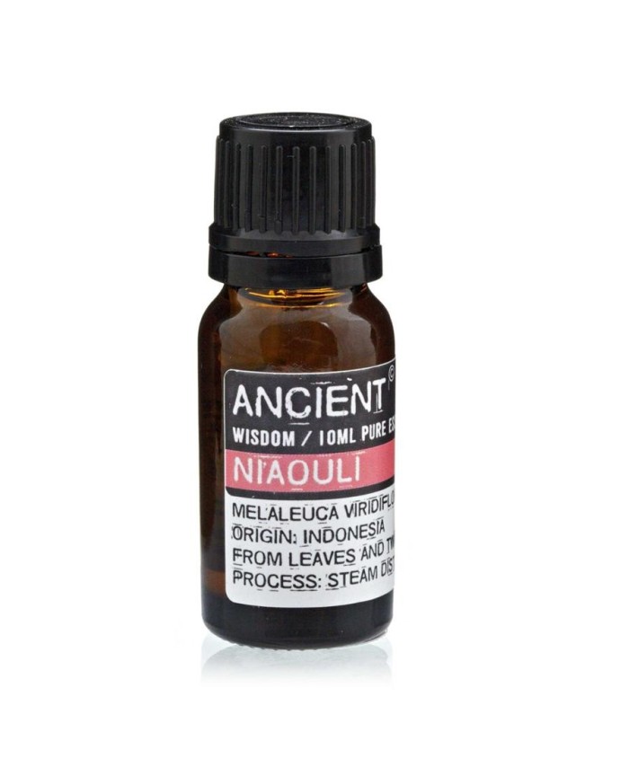 Aceite esencial de Niaouli puro de 10 ml para aromaterapia y bienestar.