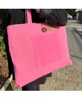 Bolsa Reversible Grande de Yute y Algodón Ecológica
