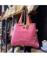Bolsa Reversible Grande de Yute y Algodón Ecológica