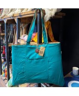 Bolsa Reversible Grande de Yute y Algodón Ecológica