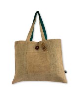 Bolsa Reversible Grande de Yute y Algodón Ecológica