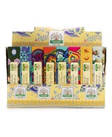 Caja de incienso Masala decorada con diseño mandala para aromatizar espacios y acompañar la meditación.