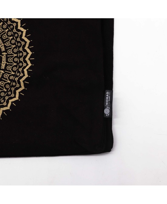 Bolso Tote Extragrande de Algodón Lavado con Estampado Espiritual
